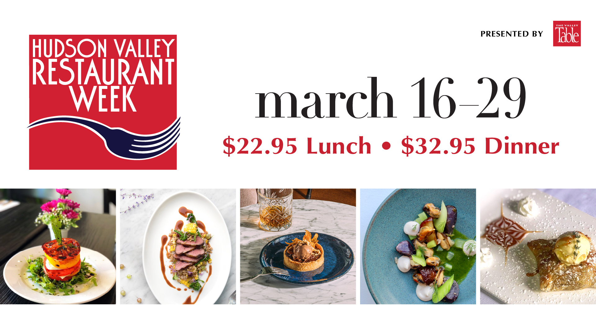 Spring Hudson Valley Restaurant Week Announced March 1629, 2020
