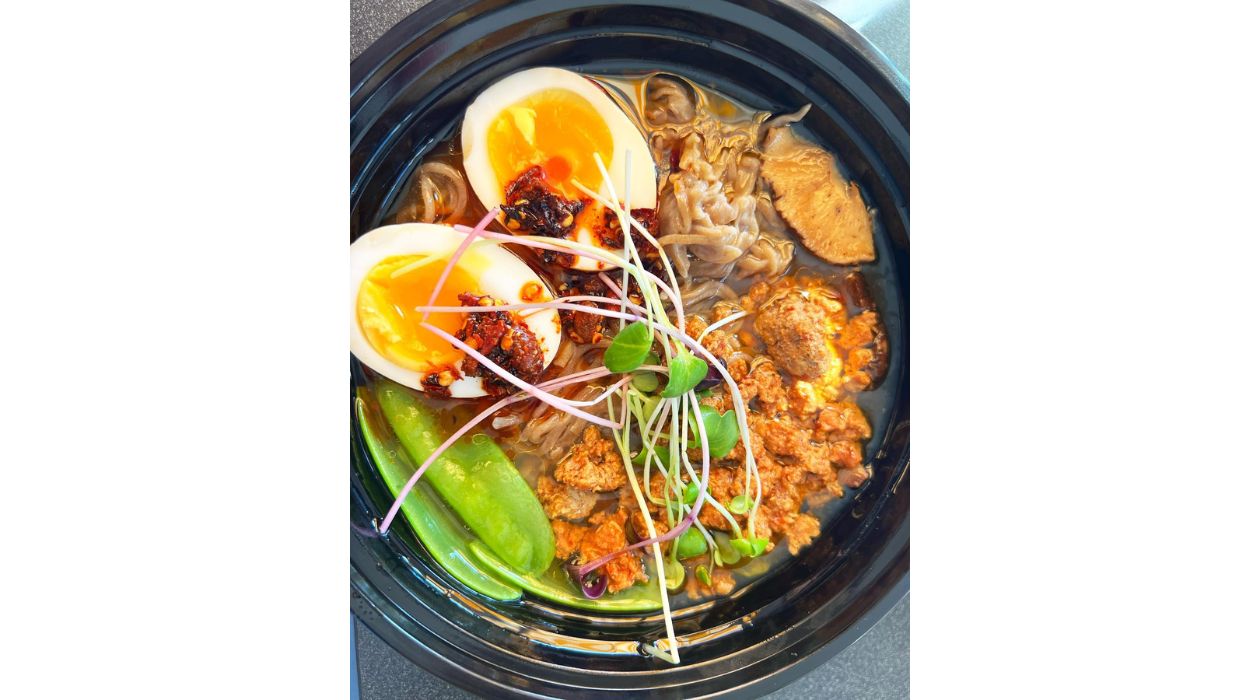 Ramen bowl from Reconnect Foods in Eastdale Village in Poughkeepsie
