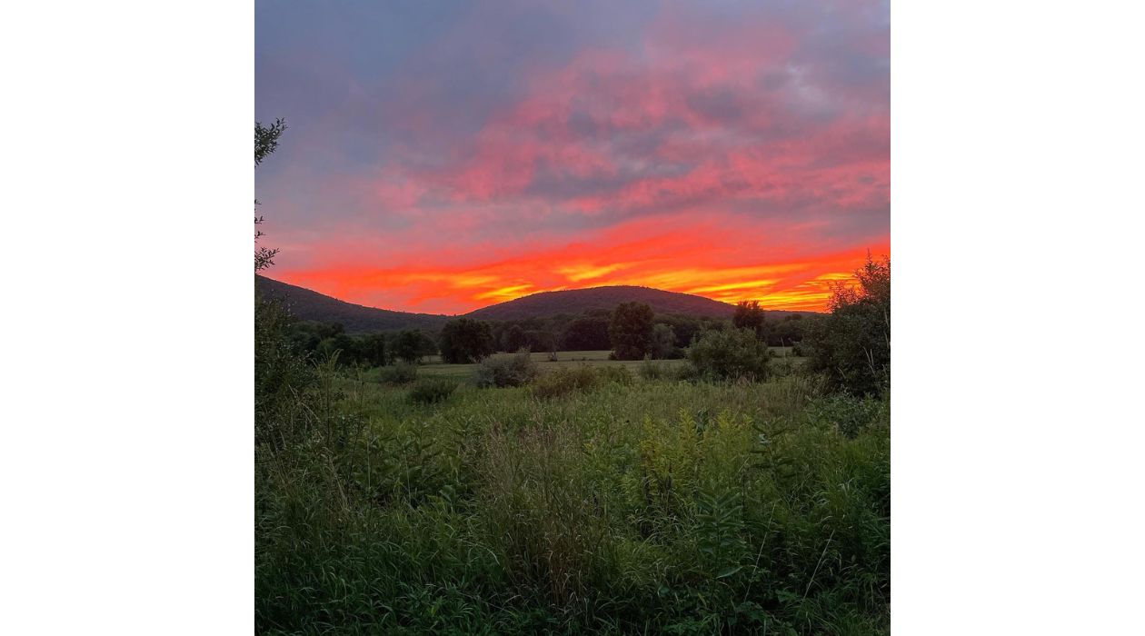 Sunset in Pine Plains