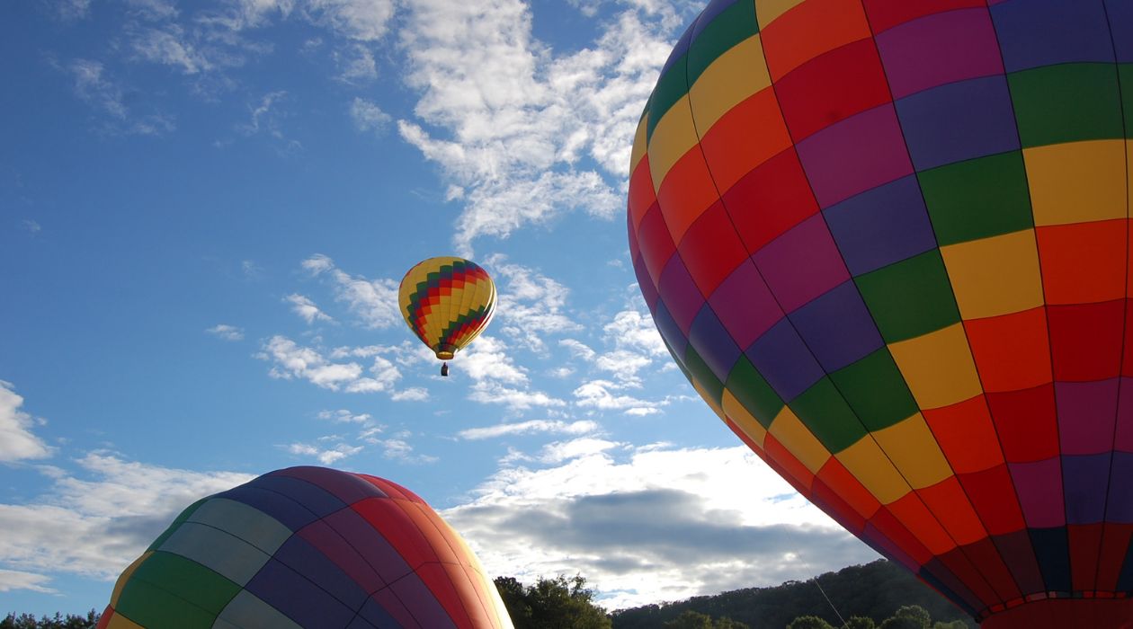 Hot Air Balloons taking flight